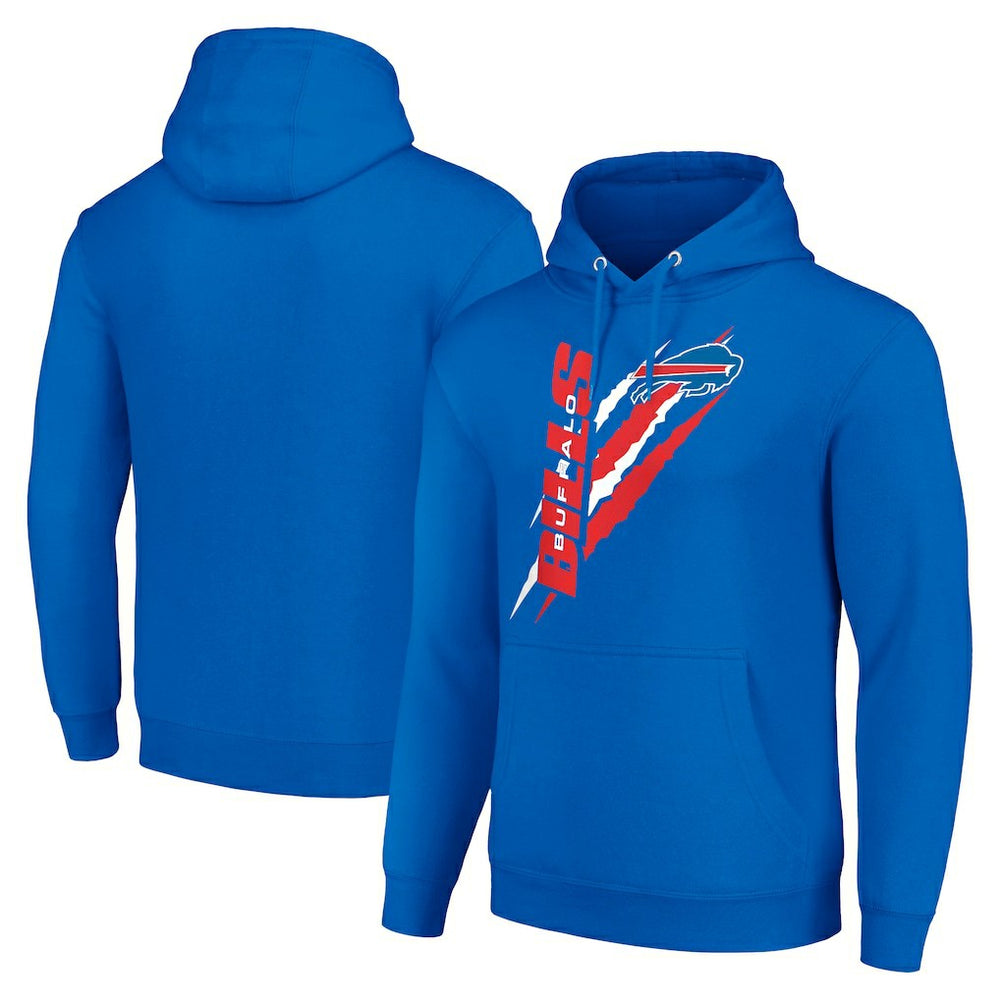 Starter Unisex Color Scratch Fleece Pullover Hoodie - Buffalo Bills