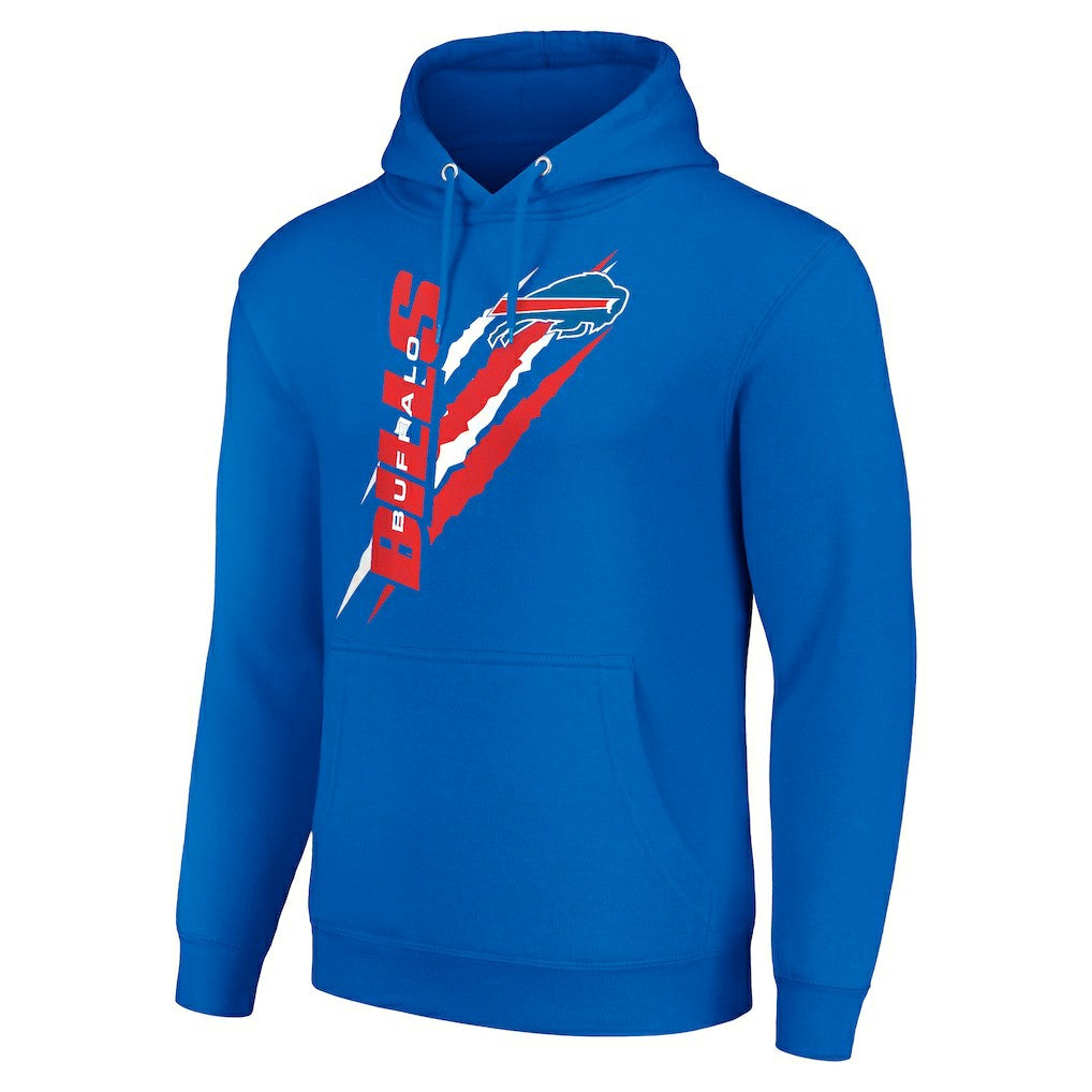Starter Unisex Color Scratch Fleece Pullover Hoodie - Buffalo Bills