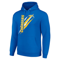Starter Unisex Color Scratch Fleece Pullover Hoodie - Los Angeles Chargers