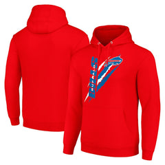 Starter Unisex Color Scratch Fleece Pullover Hoodie - Buffalo Bills
