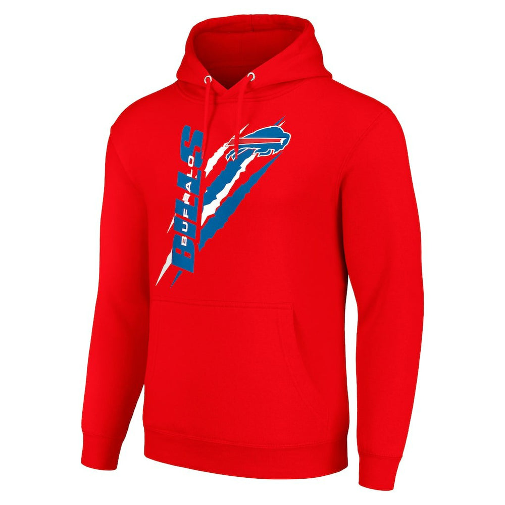 Starter Unisex Color Scratch Fleece Pullover Hoodie - Buffalo Bills