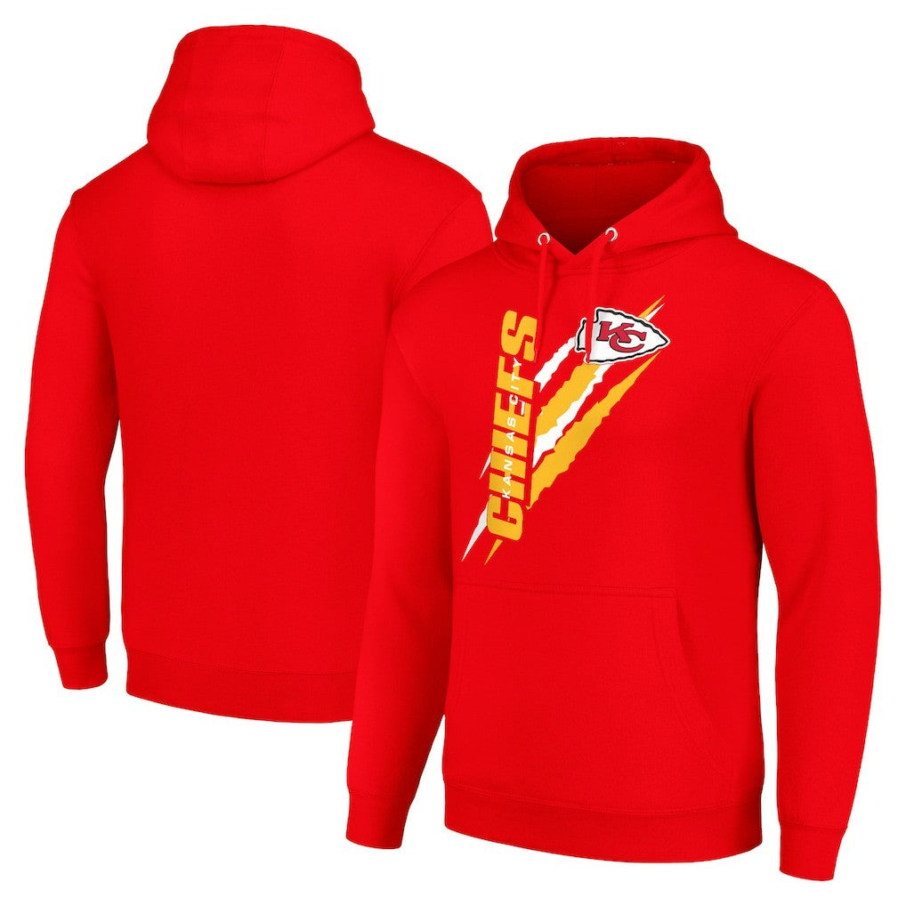 Starter Unisex Color Scratch Fleece Pullover Hoodie - Kansas City Chiefs