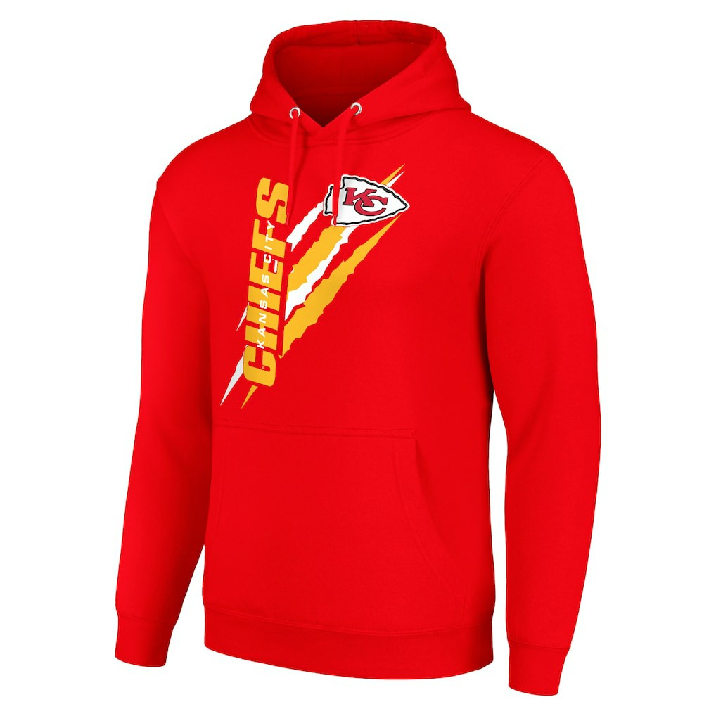 Starter Unisex Color Scratch Fleece Pullover Hoodie - Kansas City Chiefs