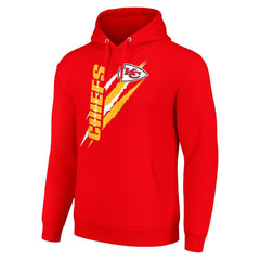 Starter Unisex Color Scratch Fleece Pullover Hoodie - Kansas City Chiefs