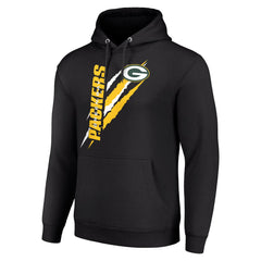 Starter Unisex Color Scratch Fleece Pullover Hoodie - Green Bay Packers