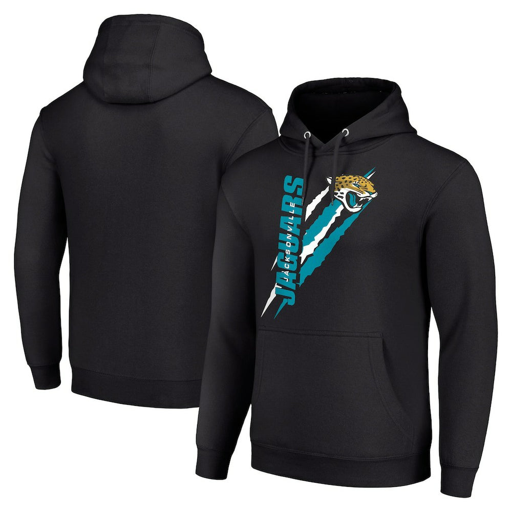 Starter Unisex Color Scratch Fleece Pullover Hoodie - Jacksonville Jaguars
