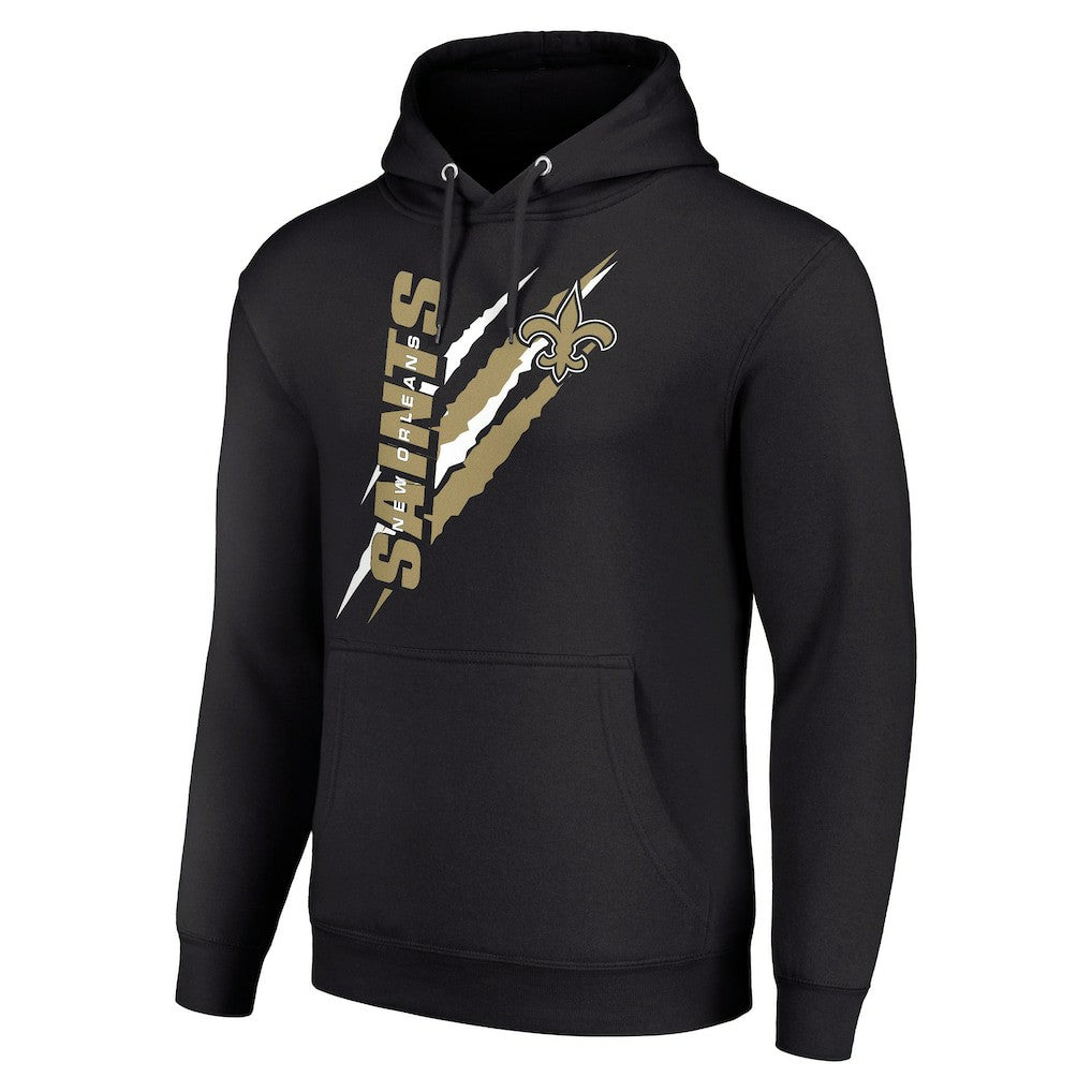 Starter Unisex Color Scratch Fleece Pullover Hoodie - New Orleans Saints