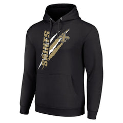 Starter Unisex Color Scratch Fleece Pullover Hoodie - New Orleans Saints