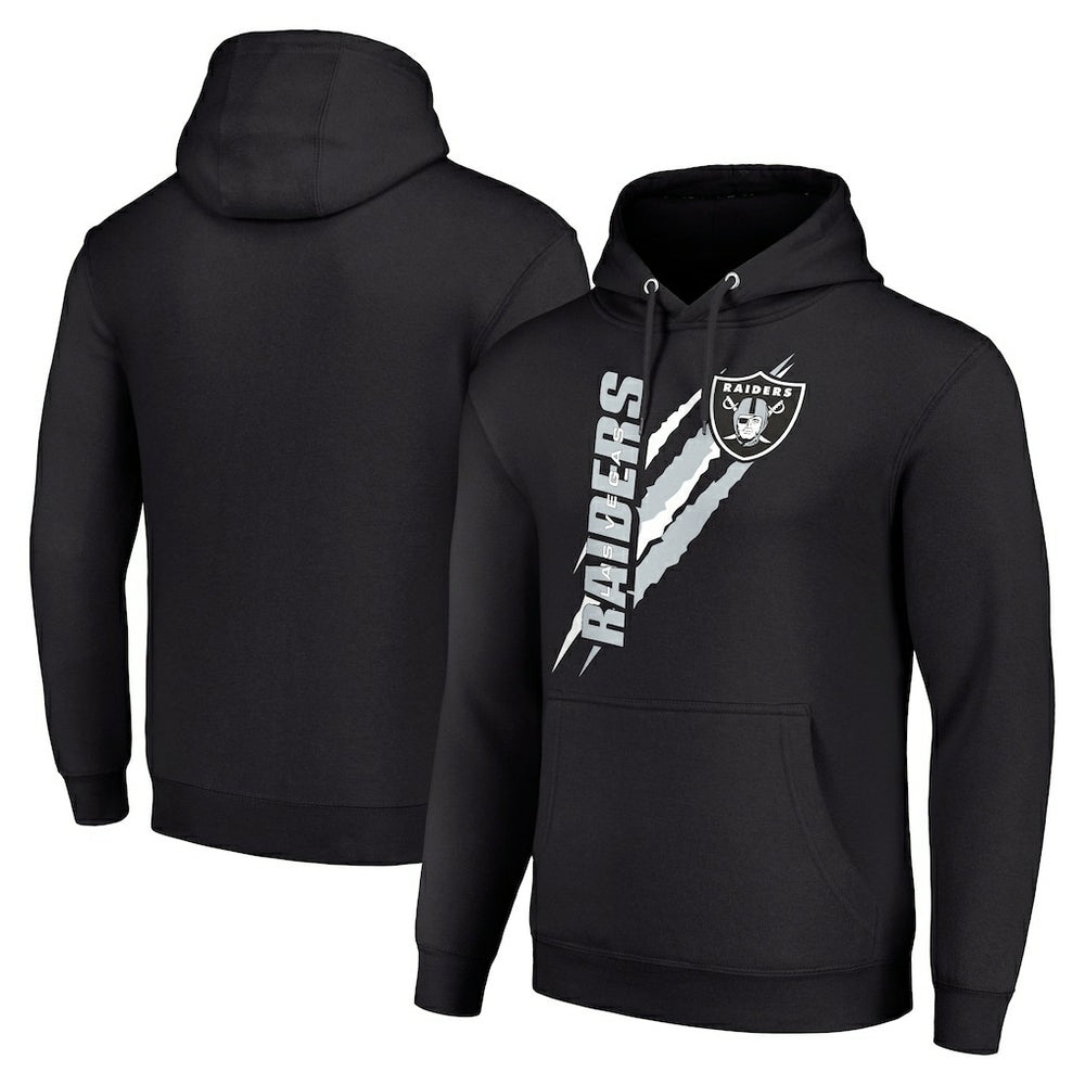 Starter Unisex Color Scratch Fleece Pullover Hoodie - Las Vegas Raiders