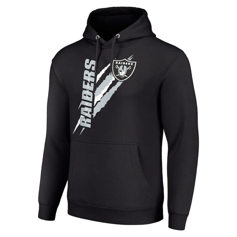 Starter Unisex Color Scratch Fleece Pullover Hoodie - Las Vegas Raiders