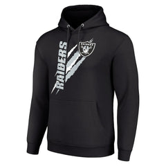 Starter Unisex Color Scratch Fleece Pullover Hoodie - Las Vegas Raiders