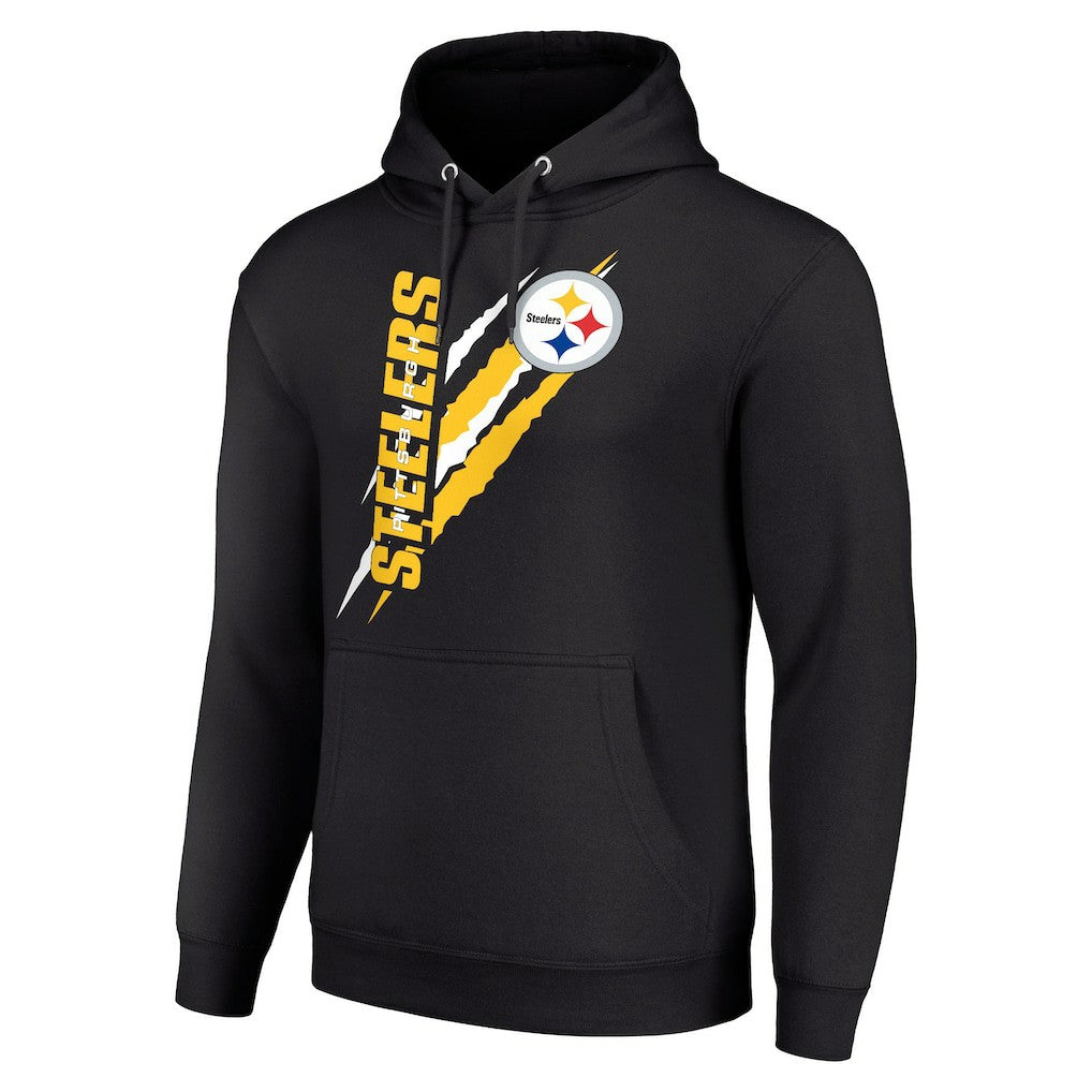 Starter Unisex Color Scratch Fleece Pullover Hoodie - Pittsburgh Steelers