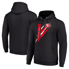 Starter Unisex Color Scratch Fleece Pullover Hoodie - San Francisco 49ers
