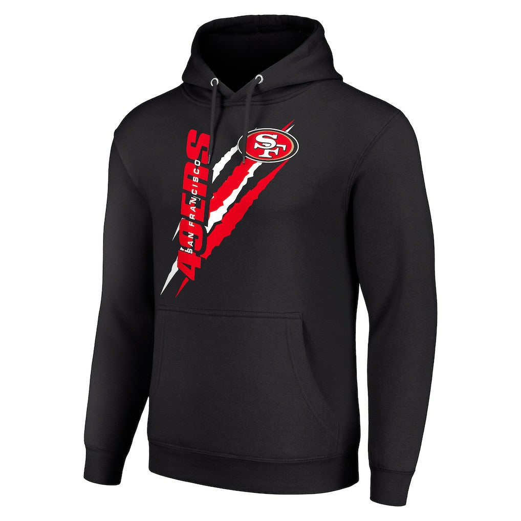 Starter Unisex Color Scratch Fleece Pullover Hoodie - San Francisco 49ers