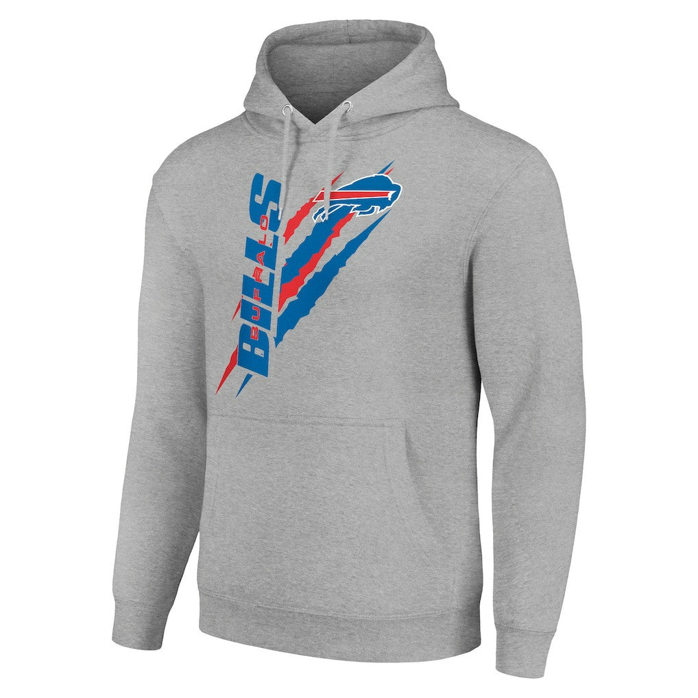 Starter Unisex Color Scratch Fleece Pullover Hoodie - Buffalo Bills