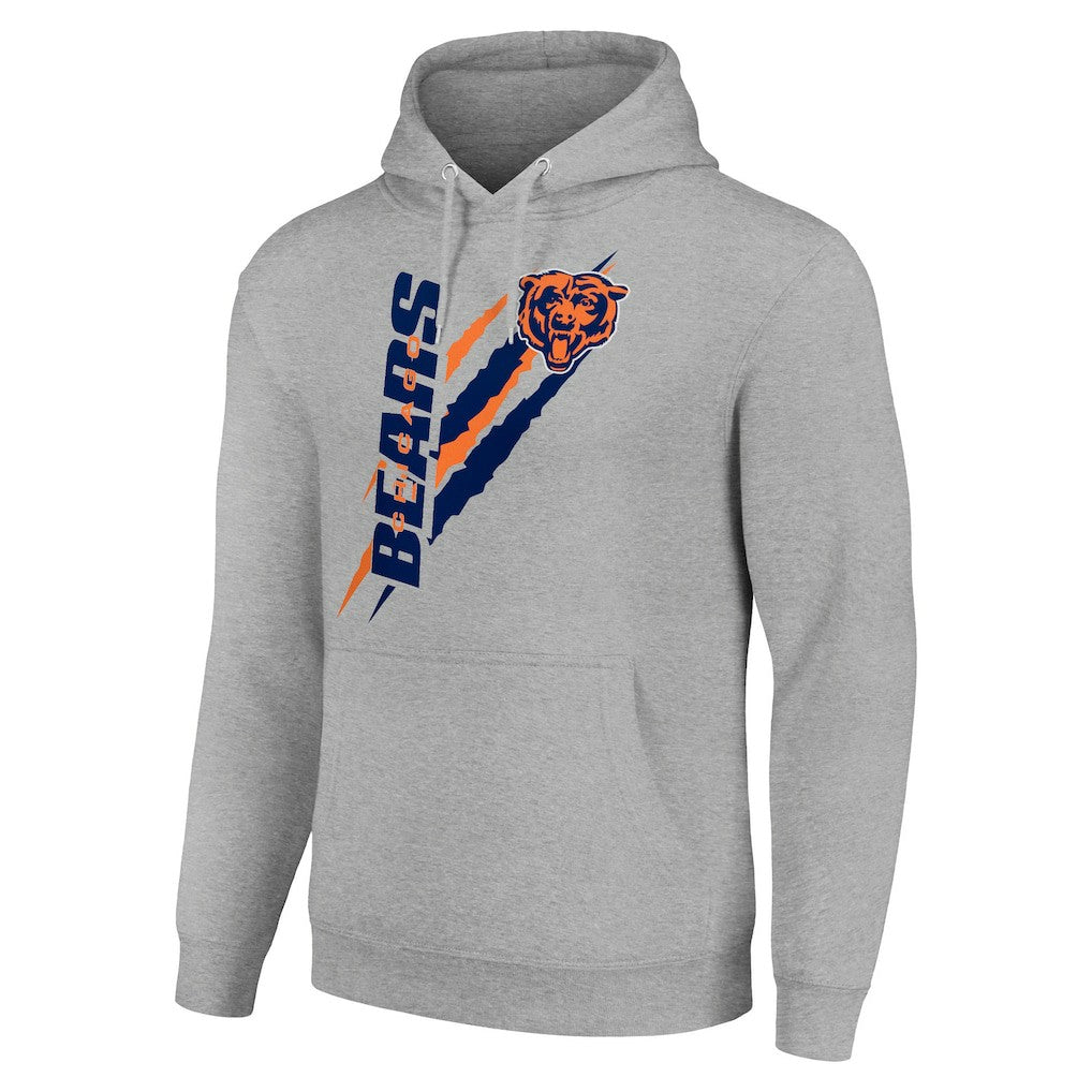 Starter Unisex Color Scratch Fleece Pullover Hoodie - Chicago Bears