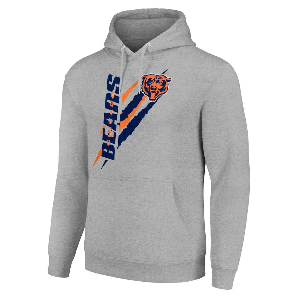 Starter Unisex Color Scratch Fleece Pullover Hoodie - Chicago Bears