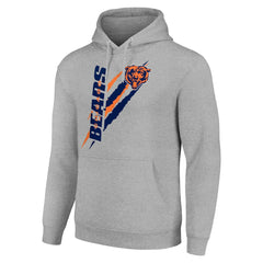 Starter Unisex Color Scratch Fleece Pullover Hoodie - Chicago Bears