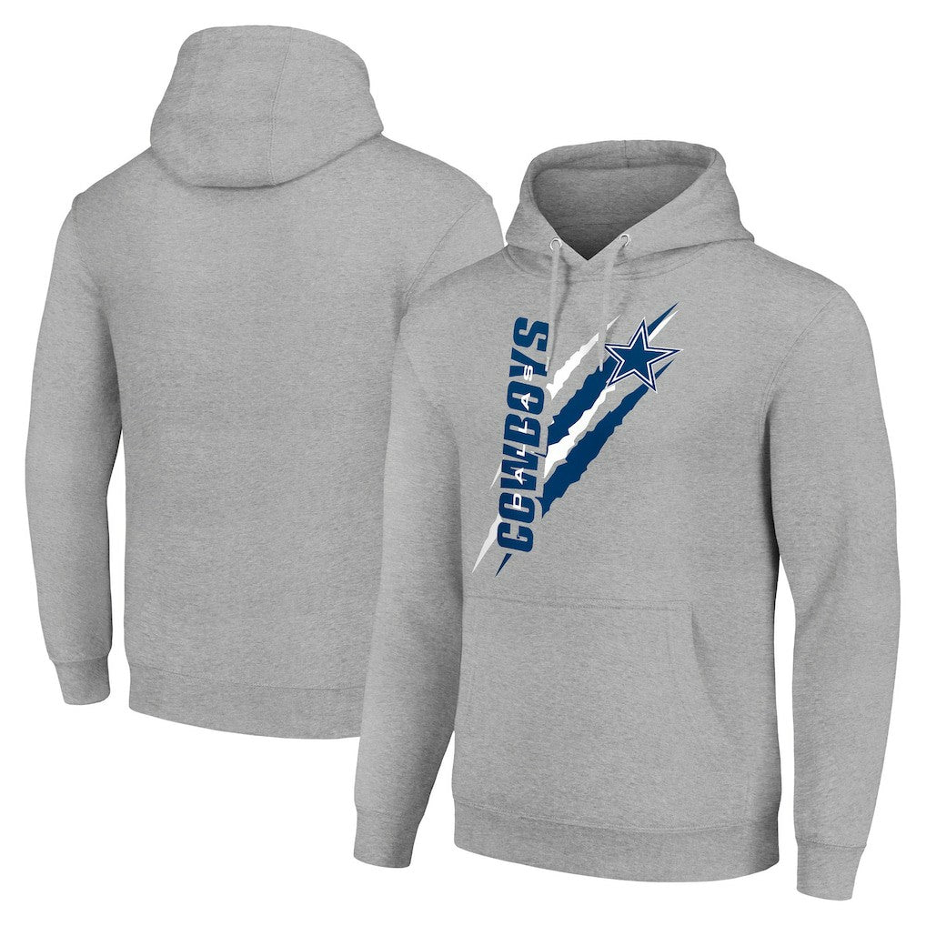 Starter Unisex Color Scratch Fleece Pullover Hoodie - Dallas Cowboys