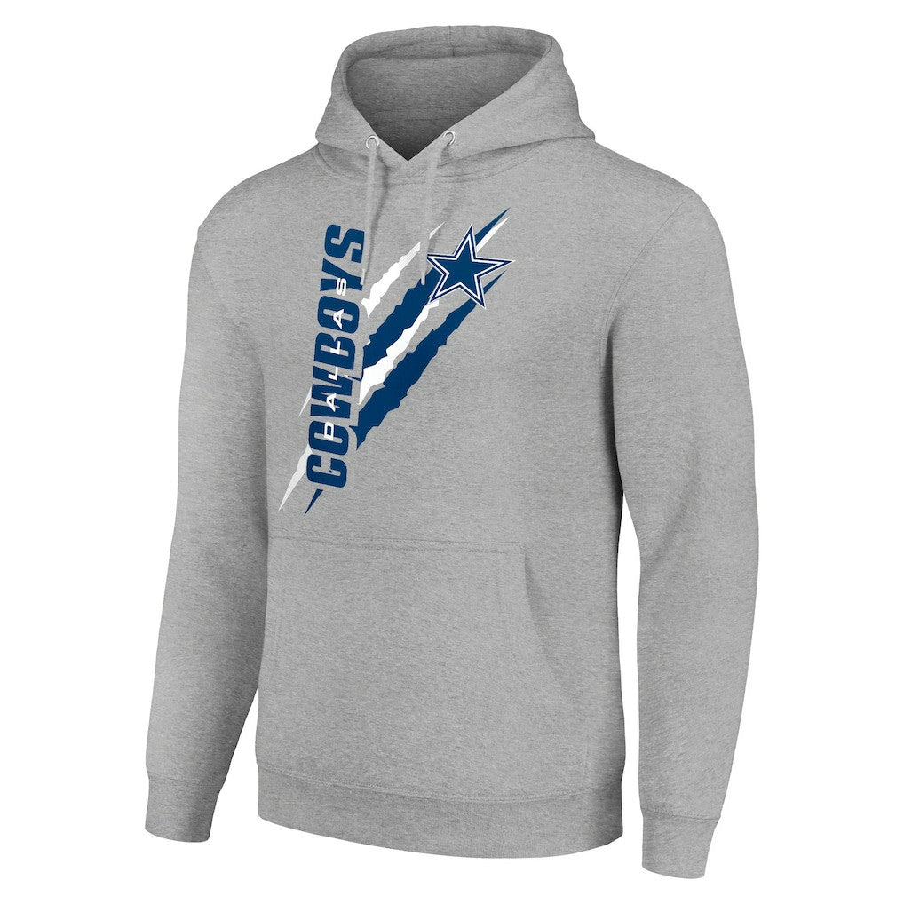 Starter Unisex Color Scratch Fleece Pullover Hoodie - Dallas Cowboys