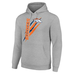 Starter Unisex Color Scratch Fleece Pullover Hoodie - Denver Broncos
