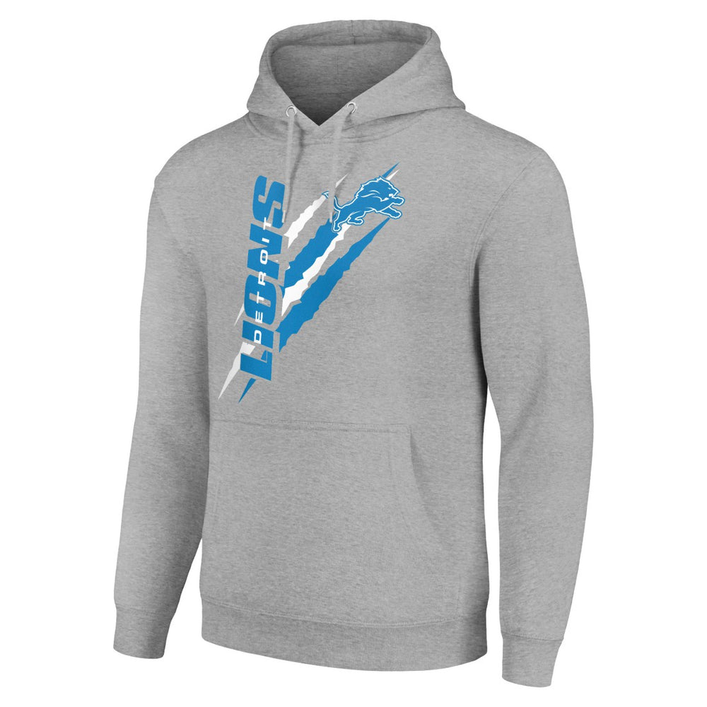 Starter Unisex Color Scratch Fleece Pullover Hoodie - Detroit Lions