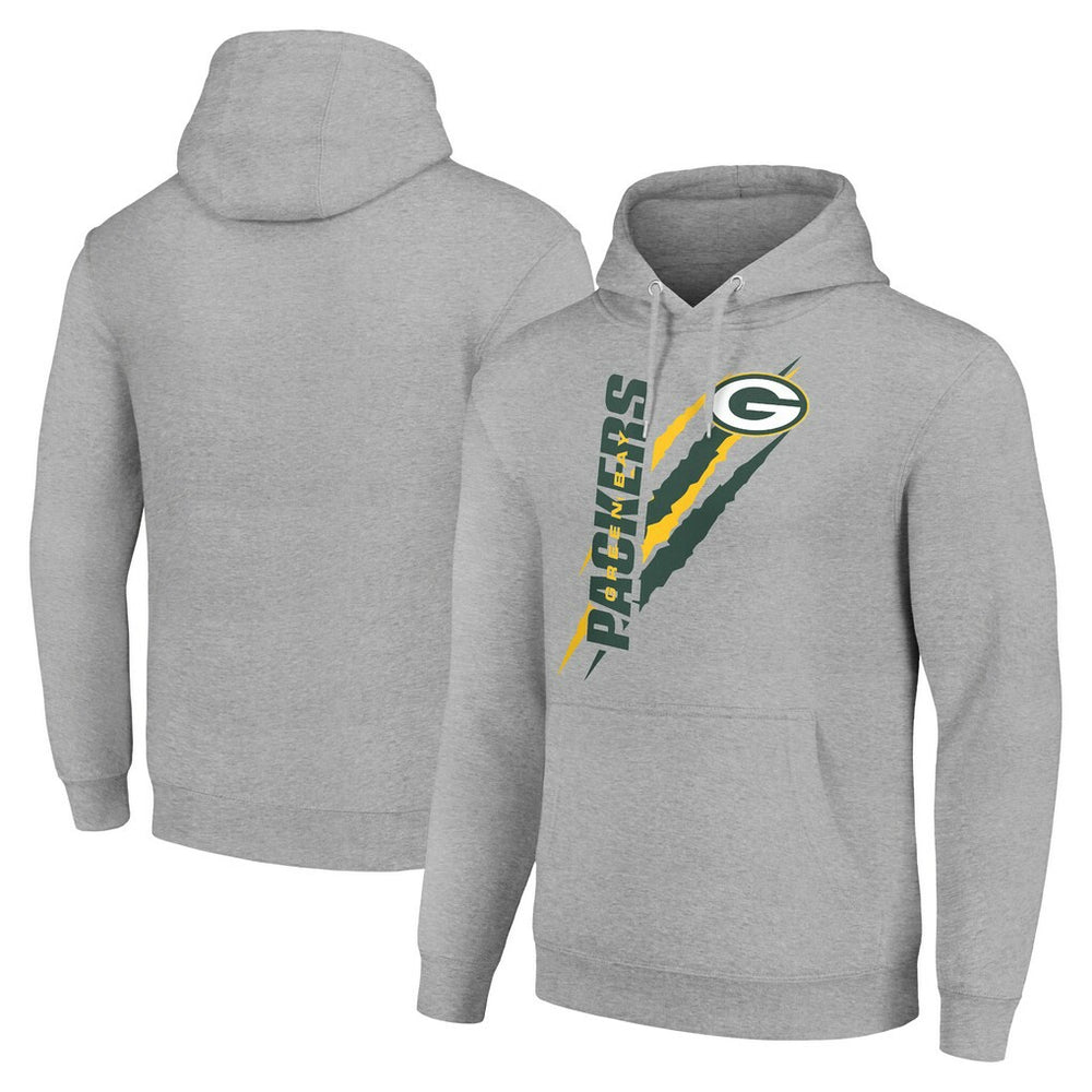 Starter Unisex Color Scratch Fleece Pullover Hoodie - Green Bay Packers