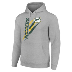 Starter Unisex Color Scratch Fleece Pullover Hoodie - Green Bay Packers