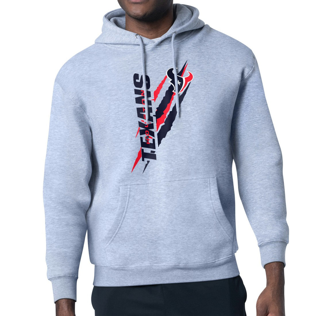 Starter Unisex Color Scratch Fleece Pullover Hoodie - Houston Texans