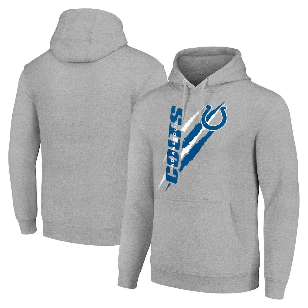 Starter Unisex Color Scratch Fleece Pullover Hoodie - Indianapolis Colts