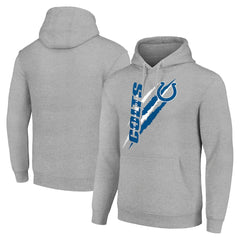 Starter Unisex Color Scratch Fleece Pullover Hoodie - Indianapolis Colts