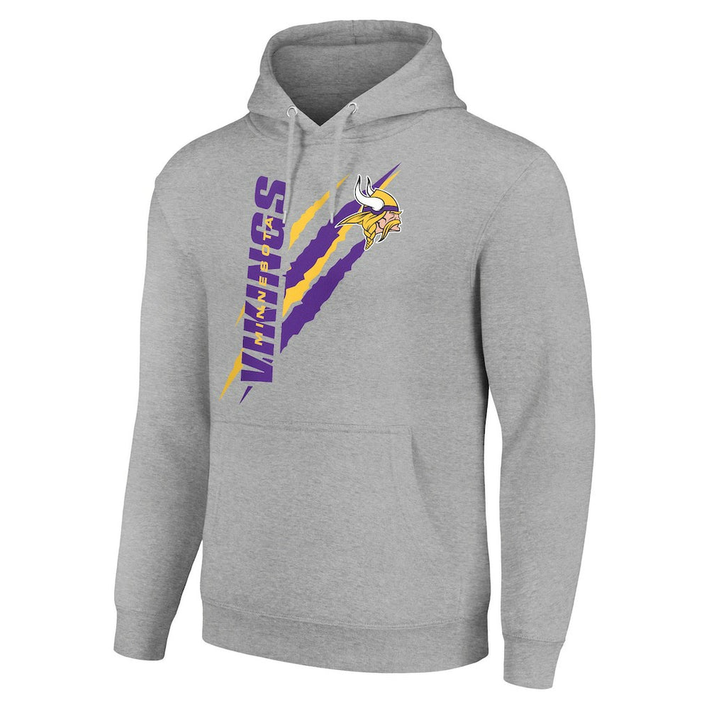 Starter Unisex Color Scratch Fleece Pullover Hoodie - Minnesota Vikings