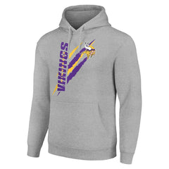 Starter Unisex Color Scratch Fleece Pullover Hoodie - Minnesota Vikings