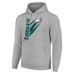 Starter Unisex Color Scratch Fleece Pullover Hoodie - Philadelphia Eagles