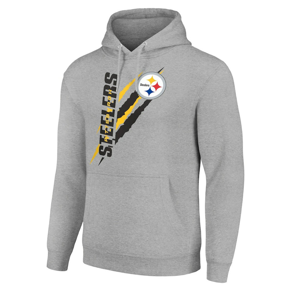 Starter Unisex Color Scratch Fleece Pullover Hoodie - Pittsburgh Steelers