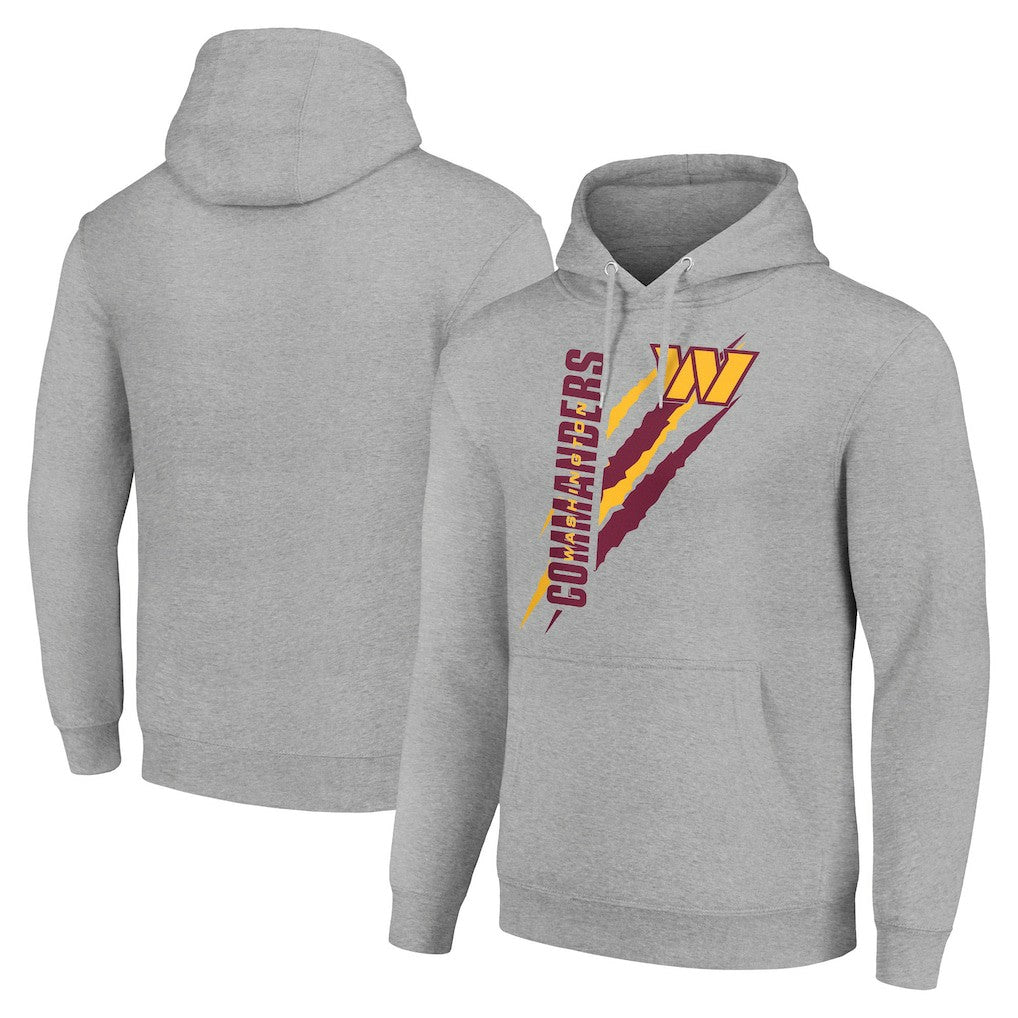 Starter Unisex Color Scratch Fleece Pullover Hoodie - Washington Commanders