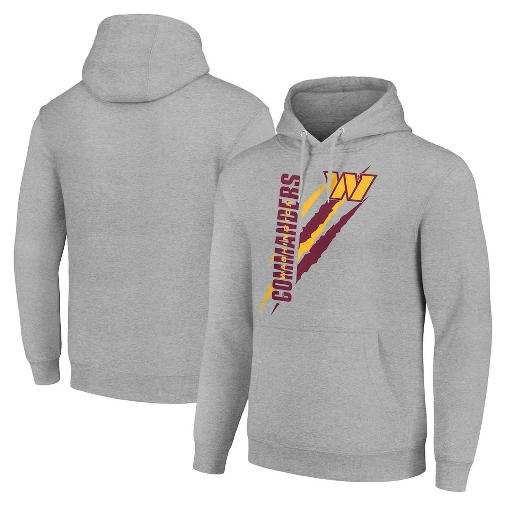Starter Unisex Color Scratch Fleece Pullover Hoodie - Washington Commanders