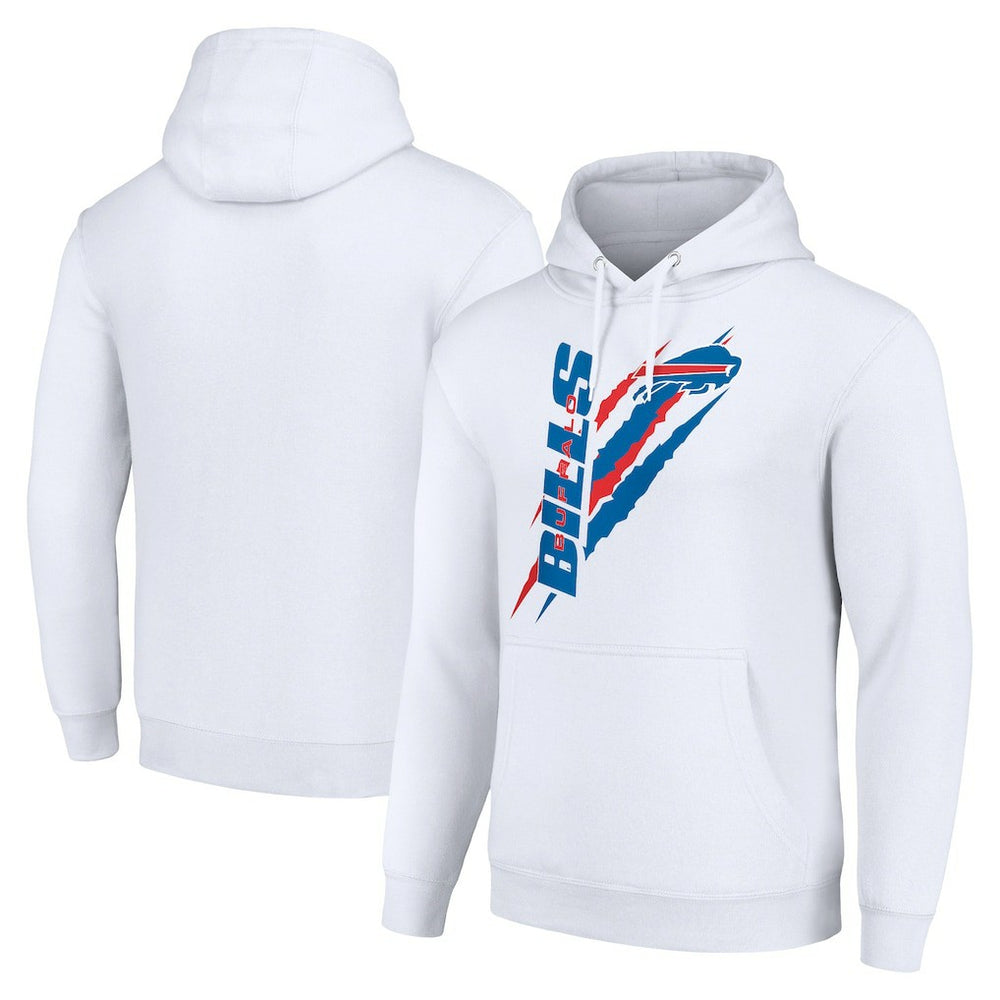 Starter Unisex Color Scratch Fleece Pullover Hoodie - Buffalo Bills