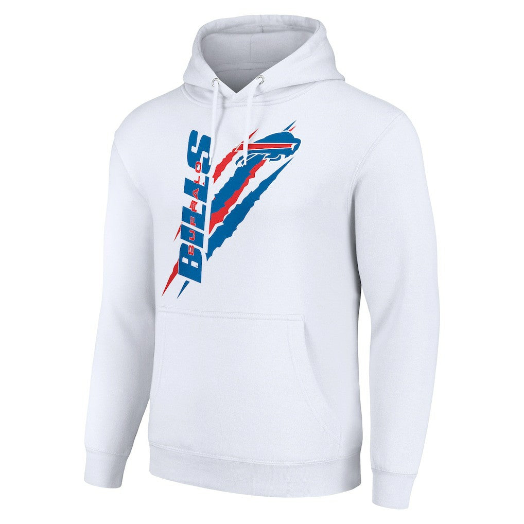 Starter Unisex Color Scratch Fleece Pullover Hoodie - Buffalo Bills