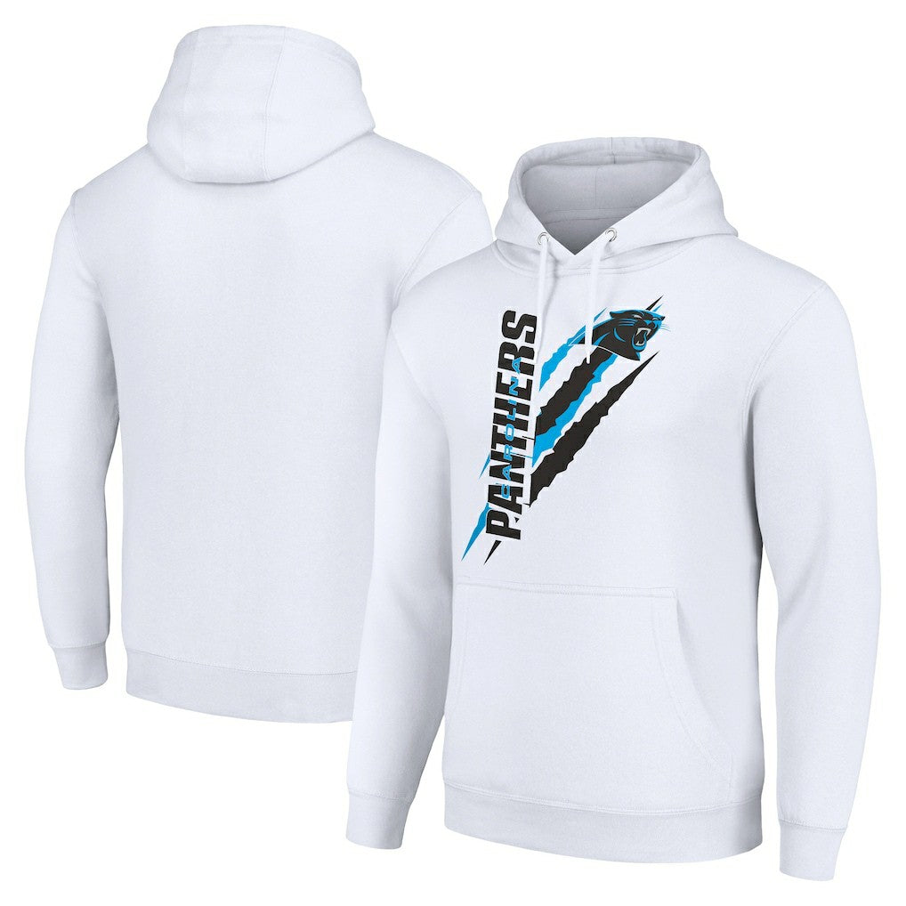 Starter Unisex Color Scratch Fleece Pullover Hoodie - Carolina Panthers