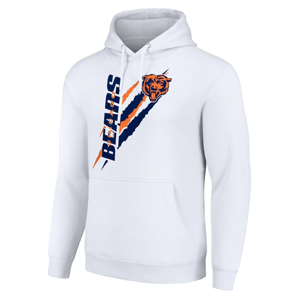 Starter Unisex Color Scratch Fleece Pullover Hoodie - Chicago Bears