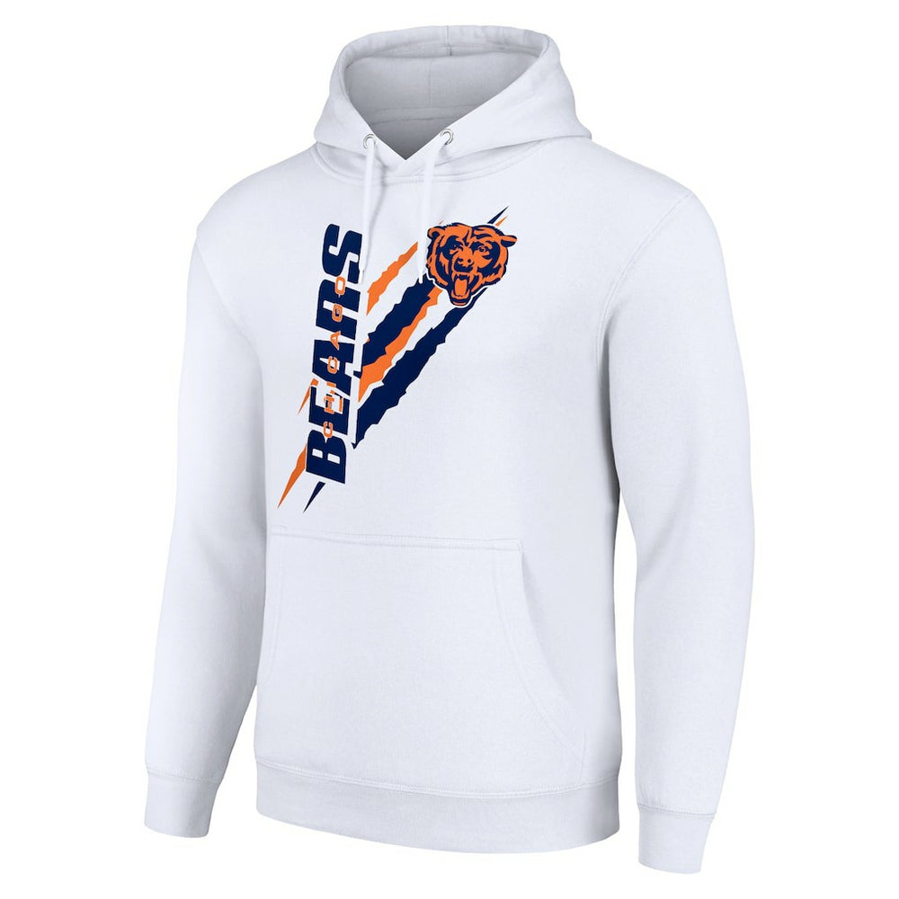 Starter Unisex Color Scratch Fleece Pullover Hoodie - Chicago Bears