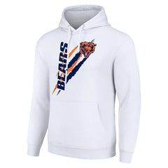 Starter Unisex Color Scratch Fleece Pullover Hoodie - Chicago Bears
