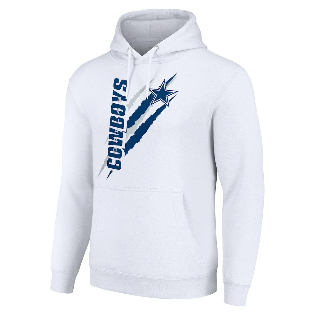 Starter Unisex Color Scratch Fleece Pullover Hoodie - Dallas Cowboys