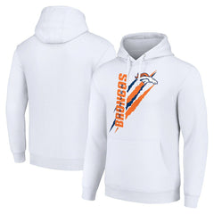 Starter Unisex Color Scratch Fleece Pullover Hoodie - Denver Broncos