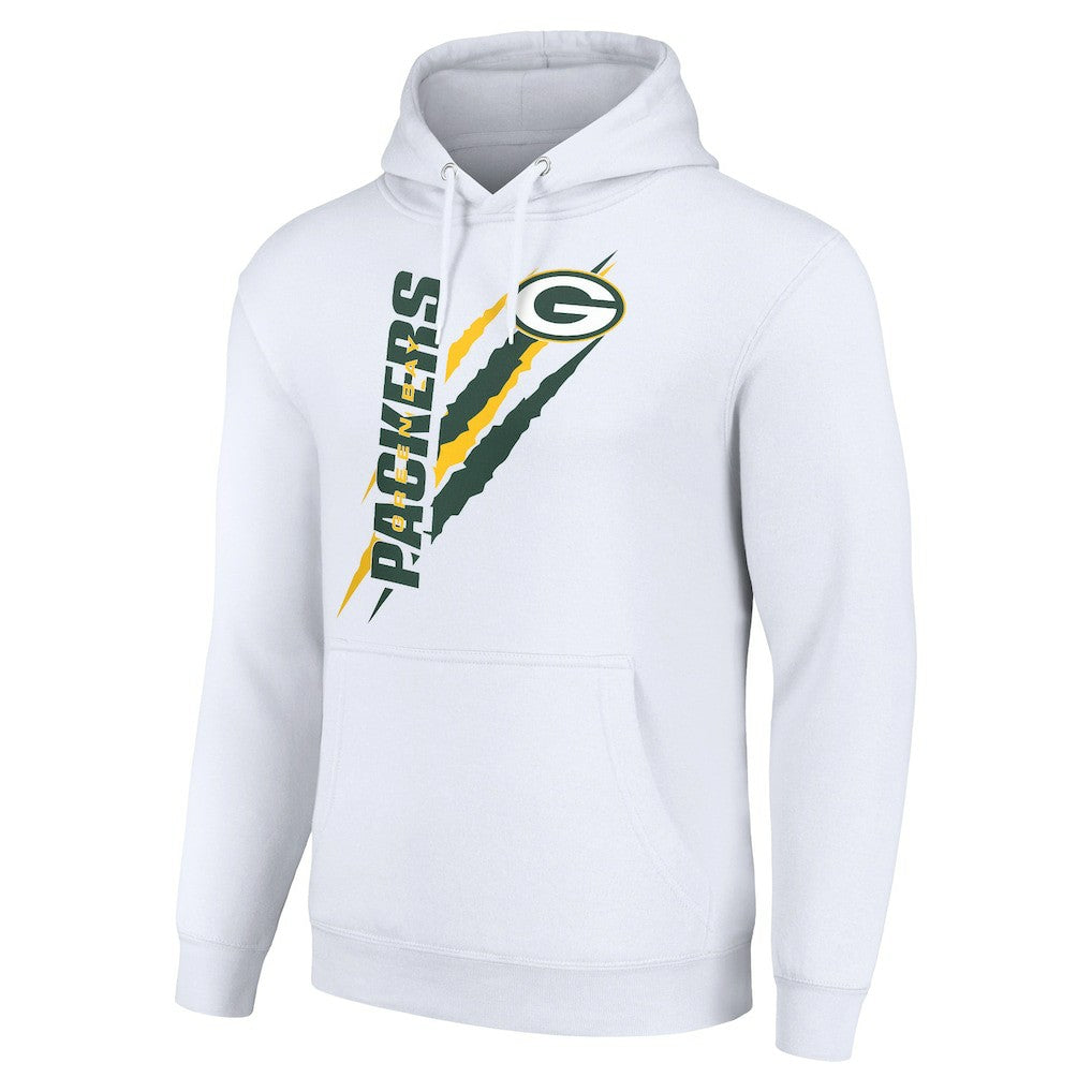 Starter Unisex Color Scratch Fleece Pullover Hoodie - Green Bay Packers