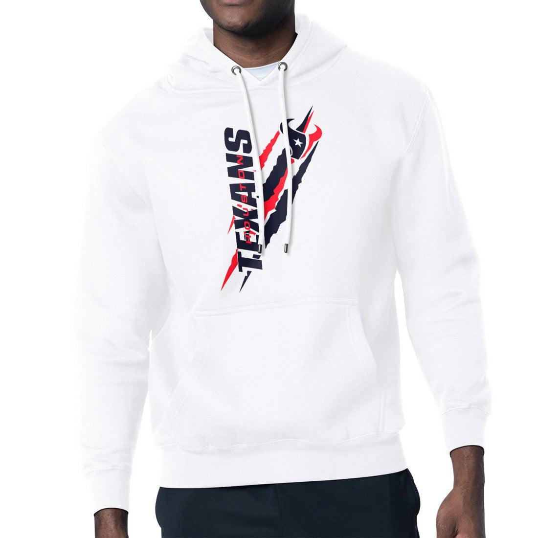 Starter Unisex Color Scratch Fleece Pullover Hoodie - Houston Texans