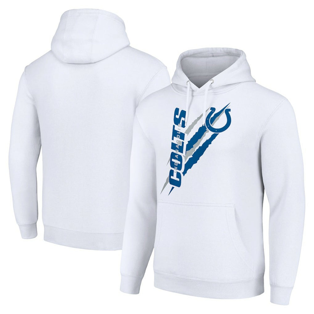 Starter Unisex Color Scratch Fleece Pullover Hoodie - Indianapolis Colts