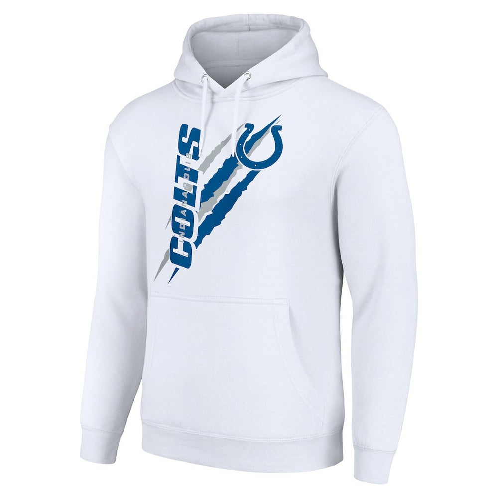 Starter Unisex Color Scratch Fleece Pullover Hoodie - Indianapolis Colts