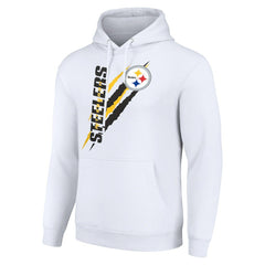 Starter Unisex Color Scratch Fleece Pullover Hoodie - Pittsburgh Steelers